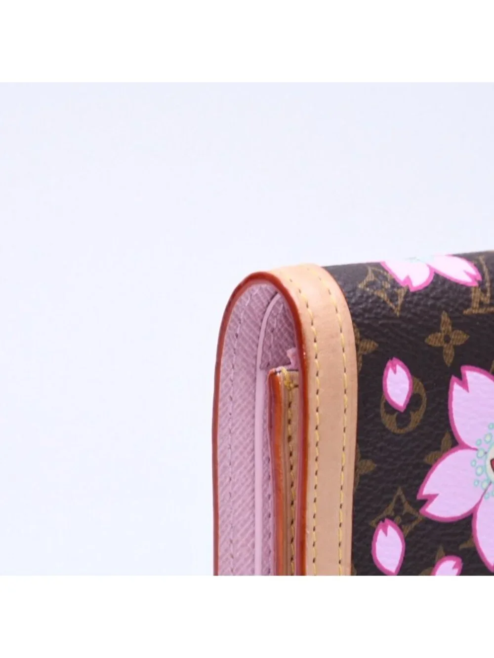 Louis Vuitton Portefeuille Victorine Trifold Wallet Monogram Cherry Blossom